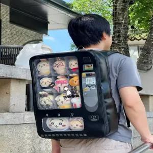 인형 수납 올인원 경량백팩 투명 이타백 데일리 남녀공용 가방 대용량