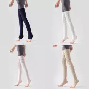발레핏 롱 니트 골지 레그워머
