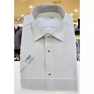 [갤러리아] (듀퐁) 26년 S/S 여름 핀스트라이프셔츠(반소매/일반핏)SE6MM11HS107SNY