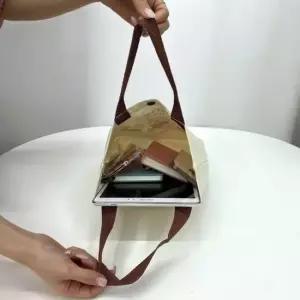 귀여운 곰돌이 미니 토트백 휴대용 도시락 가방 소형 에코백 손가방 미니토트백