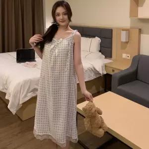 수피 스커트 여름 캐주얼 커플 슬립 전원 잠옷세트 패드 나시 파자마 JEN2