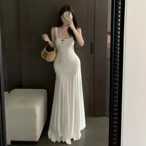 엘럽 니트 원피스 치마 여친 여름 스판 쉬폰 슬림핏 원템2