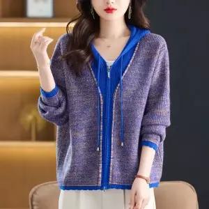 EAMT 여자 니트 가을 봄 맨투맨 쇼트 가을옷 후드집업 카디건 상의 EUNG3