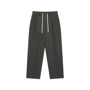 매장정품 COVERNAT 커버낫 트윌 2-TUCK 스트링 팬츠 Dark Gray CO2503PT24DG 1547976