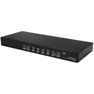 StarTech.com 8포트 1U 랙마운트 USB KVM 스위치 키트 OSD 및 케이블 VGA TAA SV831DUSBUK