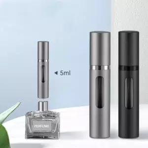 향기 펌프와 8ml 유리 리필 형 향수 병 휴대용 여행 빈 화장품 용기 미니 분무기