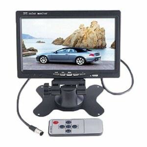 BW 7인치 고해상도 800 480 TFT 컬러 LCD 자동차 후방 카메라 모니터 지원 화면 회전 2개의 AV 입력