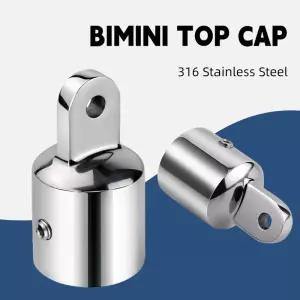 AndyMarine Bimini 탑 캡 316 스테인레스 스틸 해양 하드웨어 보트 액세서리 Top Eye End