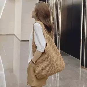 여름 휴양지 라탄 가방 여성 에코백 그물백 여름가방 비치가방 비치웨어 라탄가방 라탄백