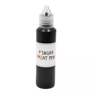 [하프클럽/브이와이]핑거 페인트펜 낱색 물감(검정)50ml