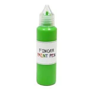 [하프클럽/브이와이]핑거 페인트펜 낱색 물감(연두)50ml