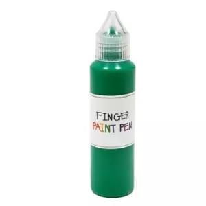 [하프클럽/브이와이]핑거 페인트펜 낱색 물감(초록)50ml