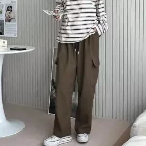 건빵바지 남성 코듀로이 겨울 기모 안감 바지 밴딩 카고팬츠