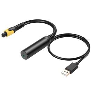 CERRXian 디지털 동축 광 SPDIF to Analog AUX 오디오 케이블 - USB 전원으로 3.5mm 여성 변환 PS4 / xbox호환용 포트 Sound Box용