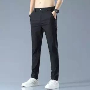 밴딩바지 남성 베이직 일자팬츠 정장바지 면접바지 데일리팬츠