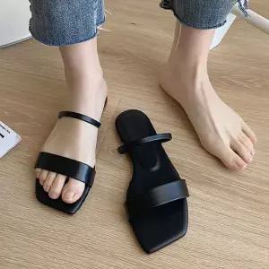 여름 여성 슈즈 투라인 스트랩 데일리 슬리퍼 여자슬리퍼 쪼리 여자샌들 여성슬리퍼