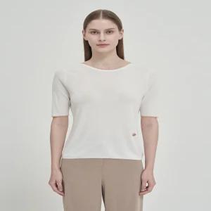 [올리비아로렌]네크배색 반팔 풀오버_VOBBS5M3311_ehwd