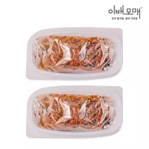 이배모매 한식명장 반찬 얼갈이 우거지 청국장 500g 2팩