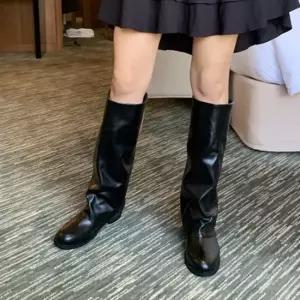 여성부츠 미들힐 로우힐워커 봄구두 롱부츠 봄부츠