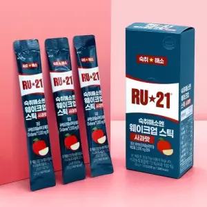 숙취해소에 도움이 되는 웨이크업스틱 사과 1박스(10포)