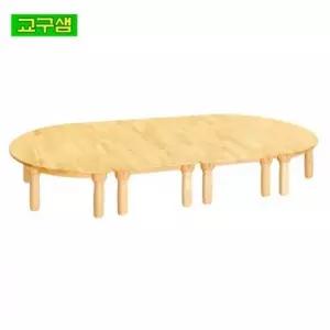 교구샘 어린이집 유치원 타원형 원목 책상 다리