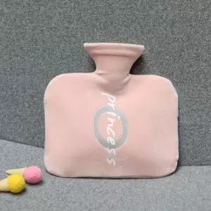 레터링 보온 물주머니(800ml) (핑크) 겨울 보온팩