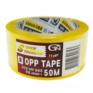 포장테이프 OPP 박스테이프 중포장용 투명 50개입 50m