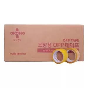 포장용테이프 오공 OPP 박스 아크릴 투명 테이프 1박스 40M 50개
