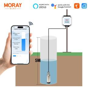 모레이 ME202W 5m TUYA 앱 스마트홈 고정밀 수중 WIFI 원격 무선 액체 수위 센서