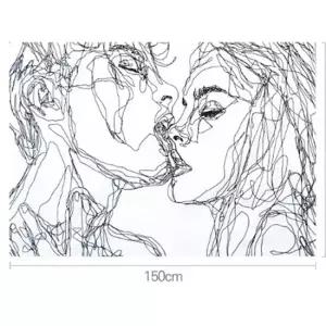식탁보 면 그림 데코용 현관 액자 명화 가림천 감성액자 북유럽풍 현관액자 꾸미기 벽장식