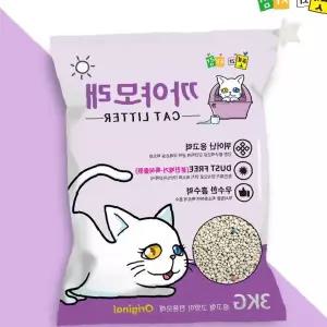 반려동물 위생 관리 광물 응고 저분진 무향 실내 고양이 화장실 배변 모래