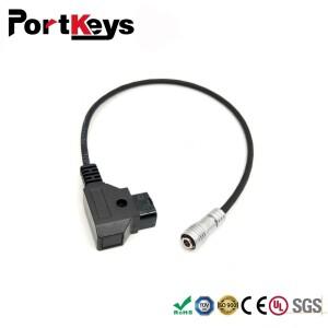 PortKeys BM5 BM7 HH7 HS7T 모니터 전원 케이블 Dtap Anton Bauer D-TAP - 4핀 암 커넥터 직각