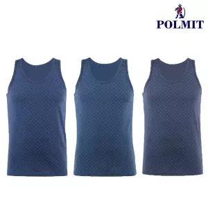 폴밋 PMR-456_5 국산 순면 니트 남성 빅사이즈 나시 런닝 3장세트