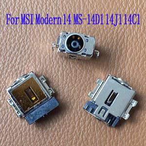 호환 MSI MS-14K1 MS-14K2 MS-14K3용 전원 잭 1개, MSI Modern 14 MS-14D1 14J1 14C1 전원 인터페이스 충전 포트 소켓