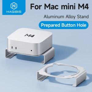 본체받침대 MAC MINI M4M4 PRO 방열 브라켓 거치대 도크 쿨링 데스크탑 걸이 합금 스탠드 걸게 홀더 알루미늄