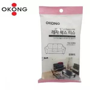 [RIZPICK]bns 오공 인조 가죽 레자 왁스 티슈 12매입