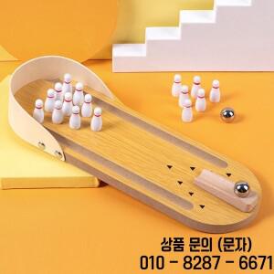 탁상용 미니 볼링 게임 세트 10핀 포함 휴대용 가족 성인 14세 이상용