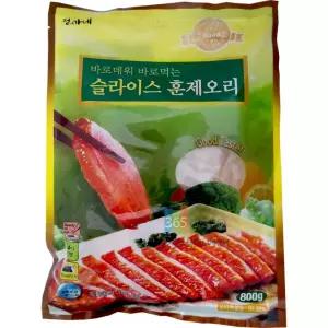 훈제오리 슬라이스 냉동 800g 1개