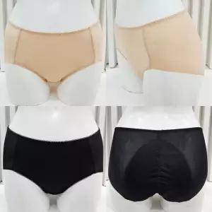 [비비안]맥시 기장 심플 햄라인 위생팬티 pt7964_US