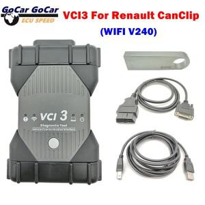 최신 업데이트된 CAN CLIP VCI3 WIFI는 2025년까지의 신차를 지원하며 르노 3은 진단 도구보다 우수합니다.