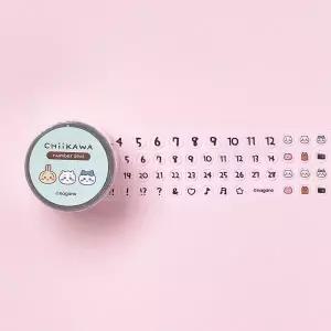 먼작귀 다꾸스티커 치이카와 숫자 롤 미니 스티커 MNS