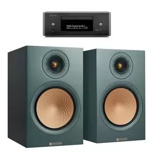 데논 RCD-N12 + 모니터오디오 Silver 7G 100 Limited Edition 올인원 네트워크 하이파이 오디오