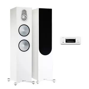 데논 RCD-N12 + 모니터오디오 Silver 7G 500 올인원 네트워크 하이파이 오디오