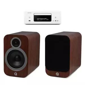 데논 RCD-N12 + 큐어쿠스틱스 3030i 올인원 네트워크 하이파이 오디오