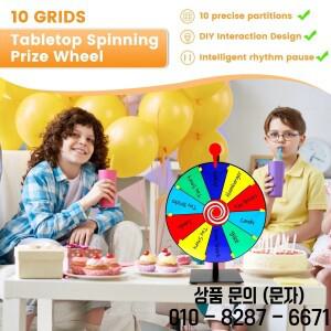 프라이즈 휠 DIY 인터랙티브 스핀 (보드 지우개 및 펜 포함) 지울 수 있는 테이블탑 룰렛 스피너 (홈쇼 카