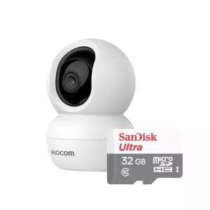 코콤 KTC-Z30 홈캠+32GB SD카드 300만화소 가정용 홈카메라 CCTV 세트