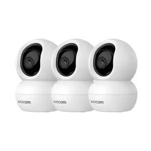 코콤 KTC-Z30 홈캠 3팩 300만화소 가정용 AI 원격감시 홈카메라 CCTV 세트