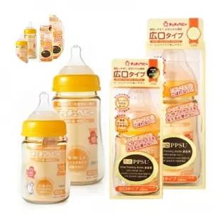 출산 (쭈쭈베이비)크리스탈 와이드 PPSU젖병 240ML