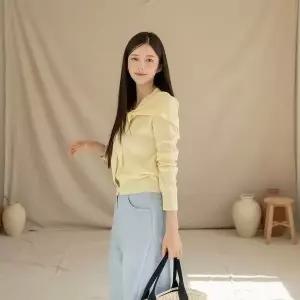 [하프클럽/옷자락]여성용 기본 숄 가디건 세트 판초 망토 셋업 케이프