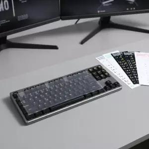 5Pcs 세트 러시아어 키보드 스티커 노트북 데스크탑 PC 용 방수 코딩 및 게임 사용을 투명하고 내구성
